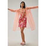 HELSI 3D Floral Embroidered Mini Dress NWT Size XS Pink Photo 9