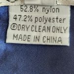 Grace Chuang Long Jacket Womens L Blue Satin Monet Print Swing Style Open Front Size L Photo 4