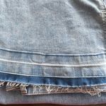 REWASH  high slit maxi skirt denim jean released hem size 9/29 trendy western NWT Photo 10