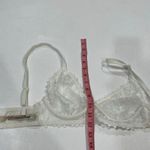 Free People Intimately White Floral Lace Underwire Bra 32D Photo 5