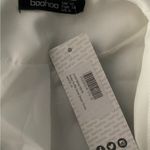 Boohoo White Ruffled Blazer -New Photo 2