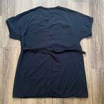 COS  Navy Blue Shirt Dress Size Small Oversized Tie back Cotton Blend Photo 1