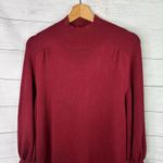 Maeve Anthropologie size Small Mock Neck Tunic Knit Sweater Dress Red Size M Photo 3