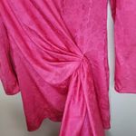 Ronny Kobo Ria Floral Jacquard Mini Dress Pink Photo 5