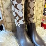 Coach  Women's Brown Rain Boots Photo 6