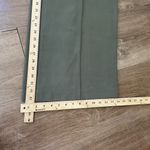 Ann Taylor Wide Leg Trousers Dress Pants Olive Green Flat Front Pockets Size 8 Photo 8