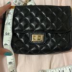 Forever 21 Mini Black and Gold Bag Photo 6