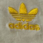 Adidas  Originals 3-Stripes Trefoil Ringer Tee Yellow White T-Shirt Size Medium Photo 10