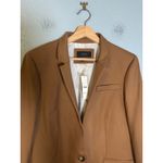 NWT J. Crew Regent Blazer Wool Flannel Brown Size 14 Photo 4
