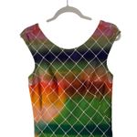 Akris Punto Abstract Geometric Knee Length Dress Cocktail Party Y2K US Womens 8 Photo 1