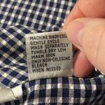 Vintage seersucker gingham bomber embroidered and embellished stars size 10 White Photo 12