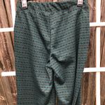 Max Studio  Green Printed Ponte Pants S Photo 6