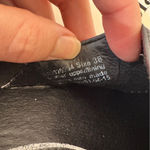 Dansko  Black Grey Leather Slip On Clogs Womens 7 Nursing Shoes Comfort Classic Photo 5