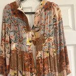 Fate Midi Dress Sz Small Patchwork Boho Peasant Western Romantic Feminine Flowy Photo 7