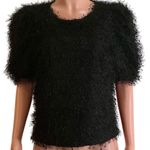 Tuckernuck Hyacinth House  BLACK TEXTURED HAZEL BLOUSE NWT XS Photo 1