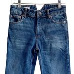 ZARA jeans Mid Rise Straight leg Medium Blue Wash 2X26 Photo 1