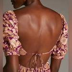 Favorite Daughter ANTHROPOLOGIE The Mirka mini Dress Purple Vintage Multi Floral Size 8 Photo 2