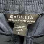 Athleta Brooklyn Textured Jogger Pants Womens 4 Blue Camo Work Travel Casual Photo 12