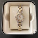 Relic BY FOSSIL-TWO TONE WATCH Beautiful gold and silver tone stainless steel watch with little diamond rhinestones, excellent condition, I have attached a video showing the watch works great. Photo 0