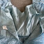 Vintage Lt Blue Lace Tiered Sweetheart Neckline Puff Sleeve Prom Formal Dress Size undefined Photo 6