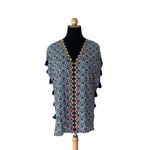 Escapada  Living Embroidered Joana Tassel Top Size Medium Photo 9