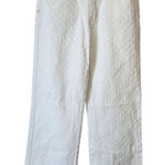 Jaded London  white slouchy fit jeans with a tufted dot pattern Size 24 Photo 0