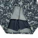 Croft & Barrow Croft Barrow Stretch Denim Skort Womens Size 10 Blue White Floral Cotton Spandex Photo 8