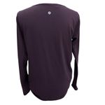 Lululemon  Full Freedom Long Sleeve Wrap Top Pullover‎ Nulu Black Cherry Purple 8 Photo 3