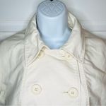 Gap  Double Breasted Long Sleeve Lightweight Jacket Cream M Photo 4