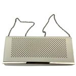 Women's White & Silver Clutch Purse Photo 0