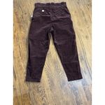 Free People Margate Corduroy Paperbag Trousers Size XS Rose Panther Photo 3