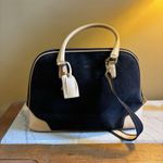 Diane Von Furstenberg  Carry On Bag‎ Black Tan  18x13x8  Weekender Duffle Travel Photo 1