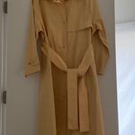 Banana Republic BNWT RARE INTERNATIONAL EXCLUSIVE yellow trench coat size M. Photo 6