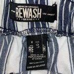 REWASH 🇺🇸  Blue & White Striped Denim Jean Shorts Photo 2