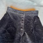 Max&Co Womens Vintage y2k Black Velvet Velour Midi Skirt Button Grunge Gothic 4 Photo 1