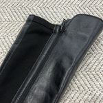 Luichiny Tall Boot Brown Leather and Fabric Over the Knee Riding Boots Black Size 8 Photo 1