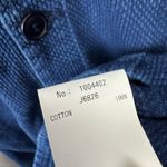 Blue Blue Japan Arigato Indigo 100% Cotton Shirt Dress Button Up Size 1 Size M Photo 3