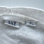 Gap sweater size Medium white linen cardigan belt Photo 6
