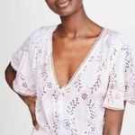 Young Fabulous and Broke YFB “The Everything” Maxi Dress in White Hi-Low Hem Size L New w/Tag Retail $242 Photo 10