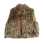 Bebe  Tan Satin Soft Faux Fur Lined Casual Vest Size Small Photo 0