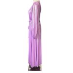 Bronx and Banco  Zoe Lame Gown Cocktail Maxi Dress Purple Size‎ XS Photo 5