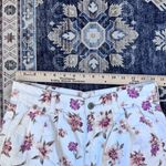 American Eagle  White Floral Denim Mom Shorts Women’s Size 4 100% Cotton Photo 12