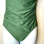 Kona Sol  One Piece Textured Green Swim Suit Size S Photo 6