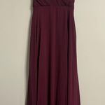 Birdy Grey  Kaia Chiffon Bridesmaid Dress Size Medium Maxi Formal HOCO Prom Photo 3