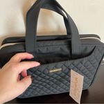 NWT Everfun Toiletry organizer Bag, make up bag, black, full zip, expandable Black Photo 2