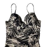 Spanx  Tankini Top Small Padded‎ Black White Swimwear Beach Vacation Chic Photo 1