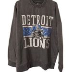 NFL Detroit Lions Gray Crewneck Sweatshirt Size Medium Photo 0