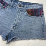 BDG  Urban Outfitters High Rise Dree Cheeky Jean Shorts- Tribal Design- Size 27 Photo 1