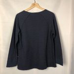 Neon Buddha Navy Blue Striped Long Sleeve Button Detail S Photo 1
