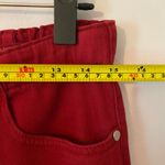 Judy Blue  Garment Dyed Red Stretch Waist Straight Leg Joggers Women size 9 / 29 Photo 9